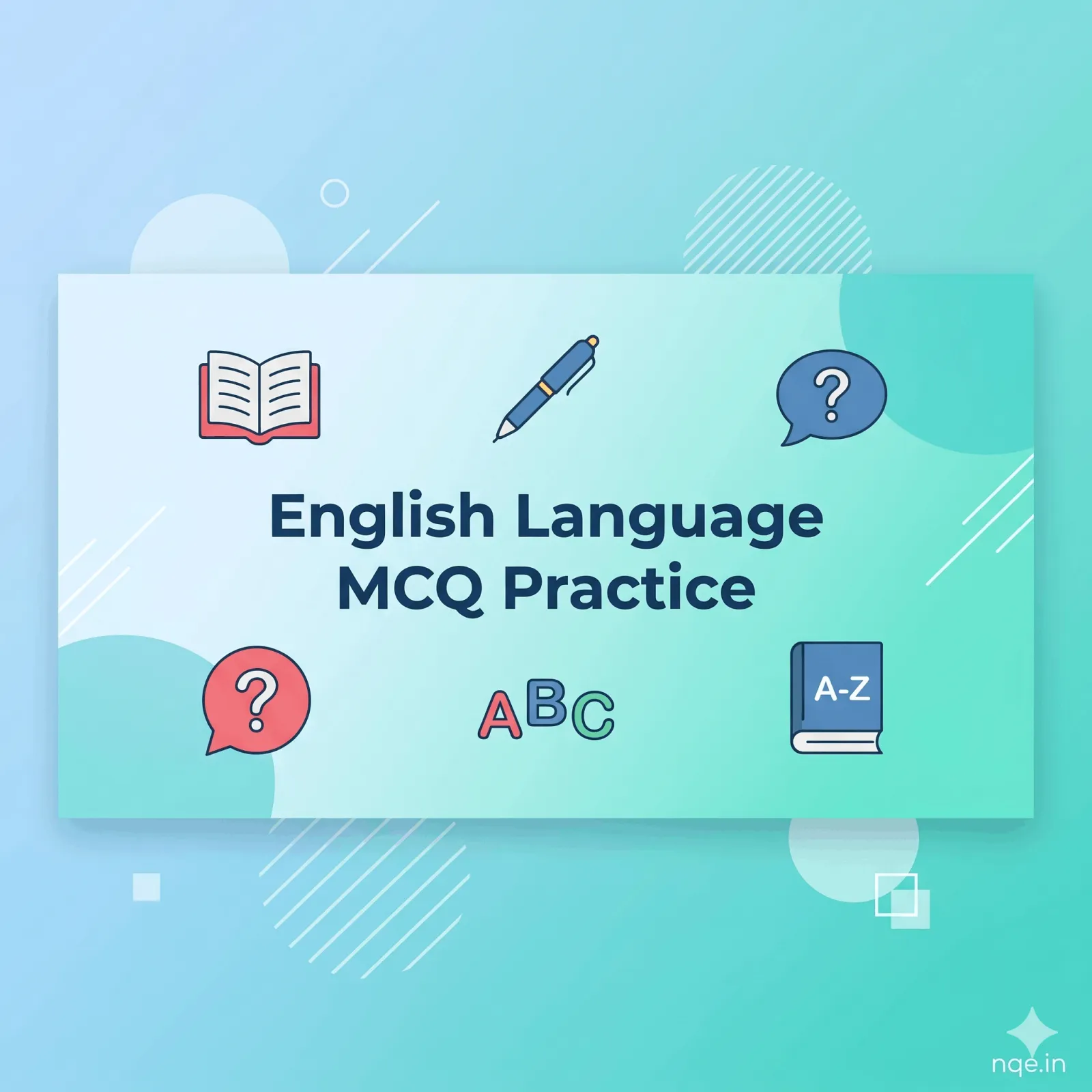 English Language MCQ Practice: Free Online Quizzes