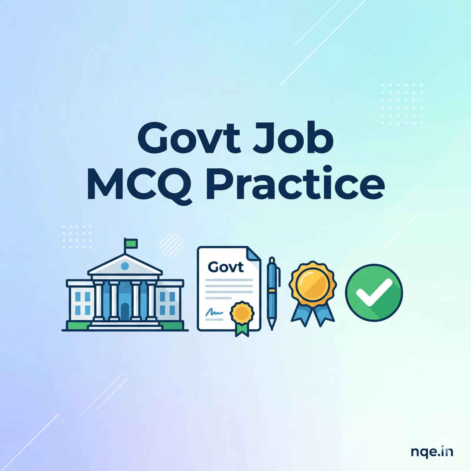 Govt Job MCQ Practice: Free Online Mock Test Quizzes